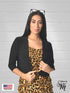 Bolero with 3/4 sleeves - T360
